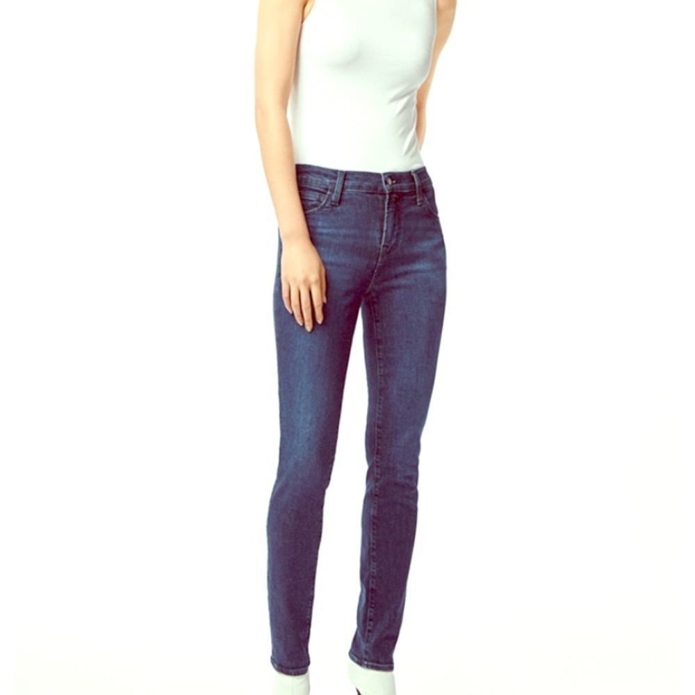 J BRAND mid rise skinny jeans